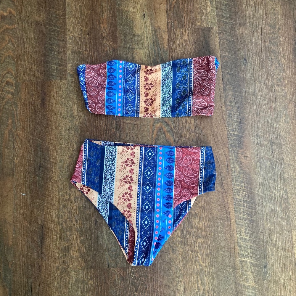 SHEIN bandeau bikini